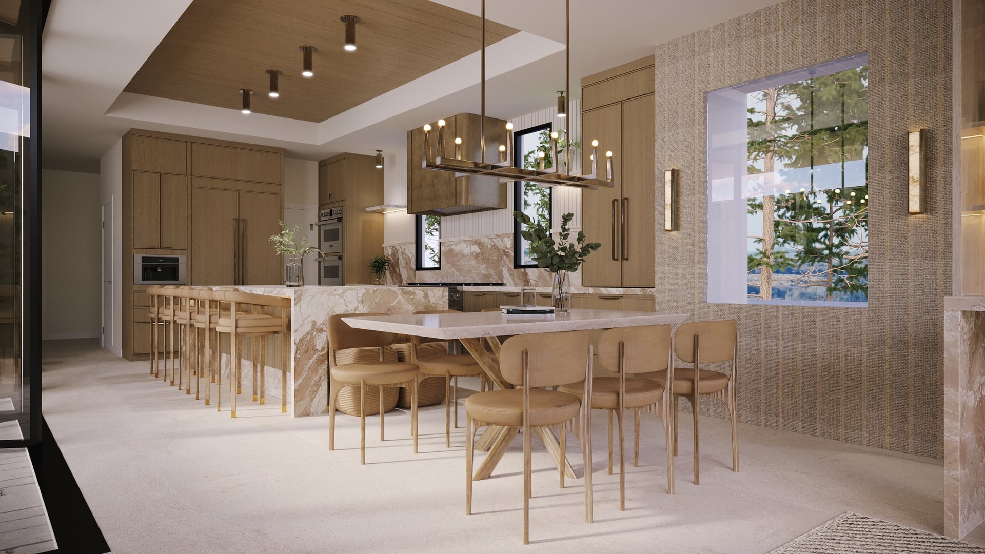 Chef's Kitchen render at 437 Heliotrope